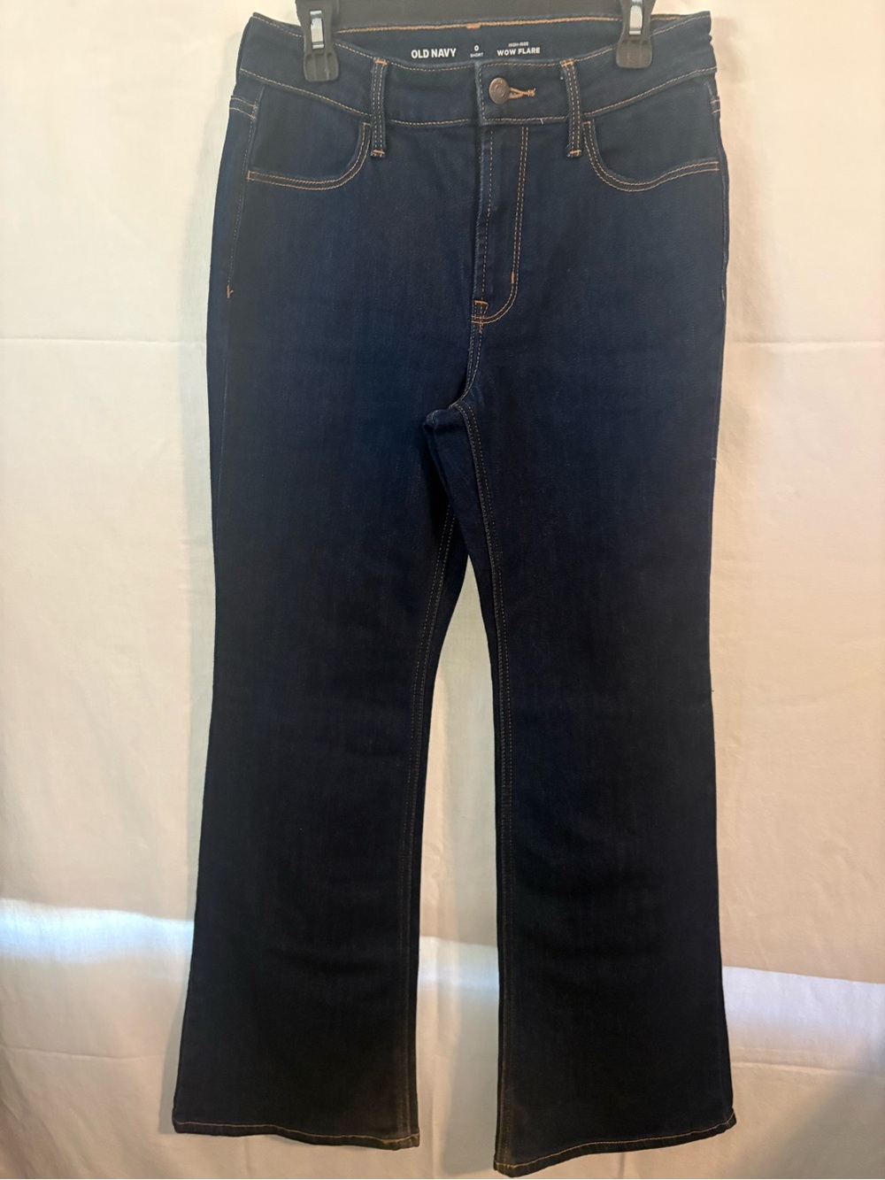 Old Navy Dark Blue Flare Jeans for Women